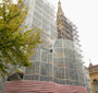 Conservation et Restauration de la Collégiale dde Neuch�tel: les échafaudages de l'abside sont terminés - image 4/4